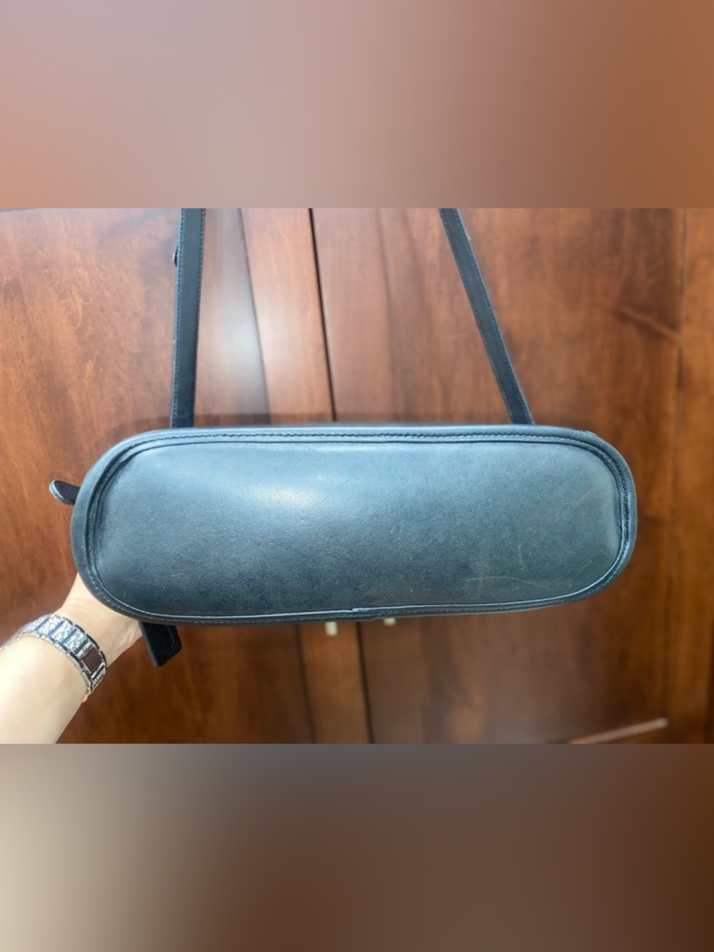 Coach Vintage Black “Oliver” Crossbody Bag GUC - Picture 7 of 16